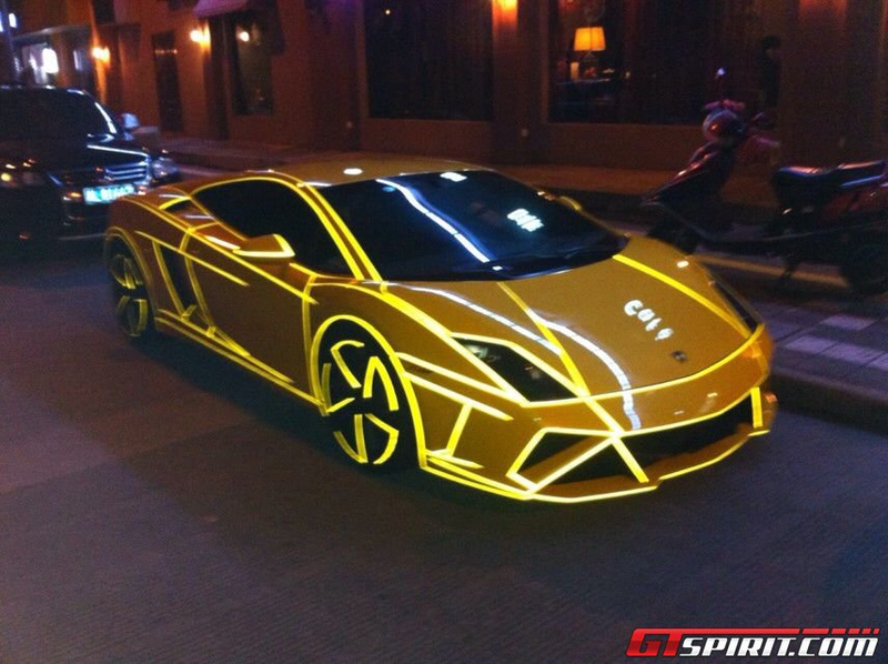 Illustration for article titled Tron cars are the latest fad in China